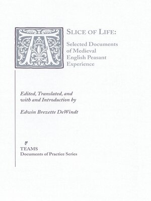 cover image of A Slice of Life